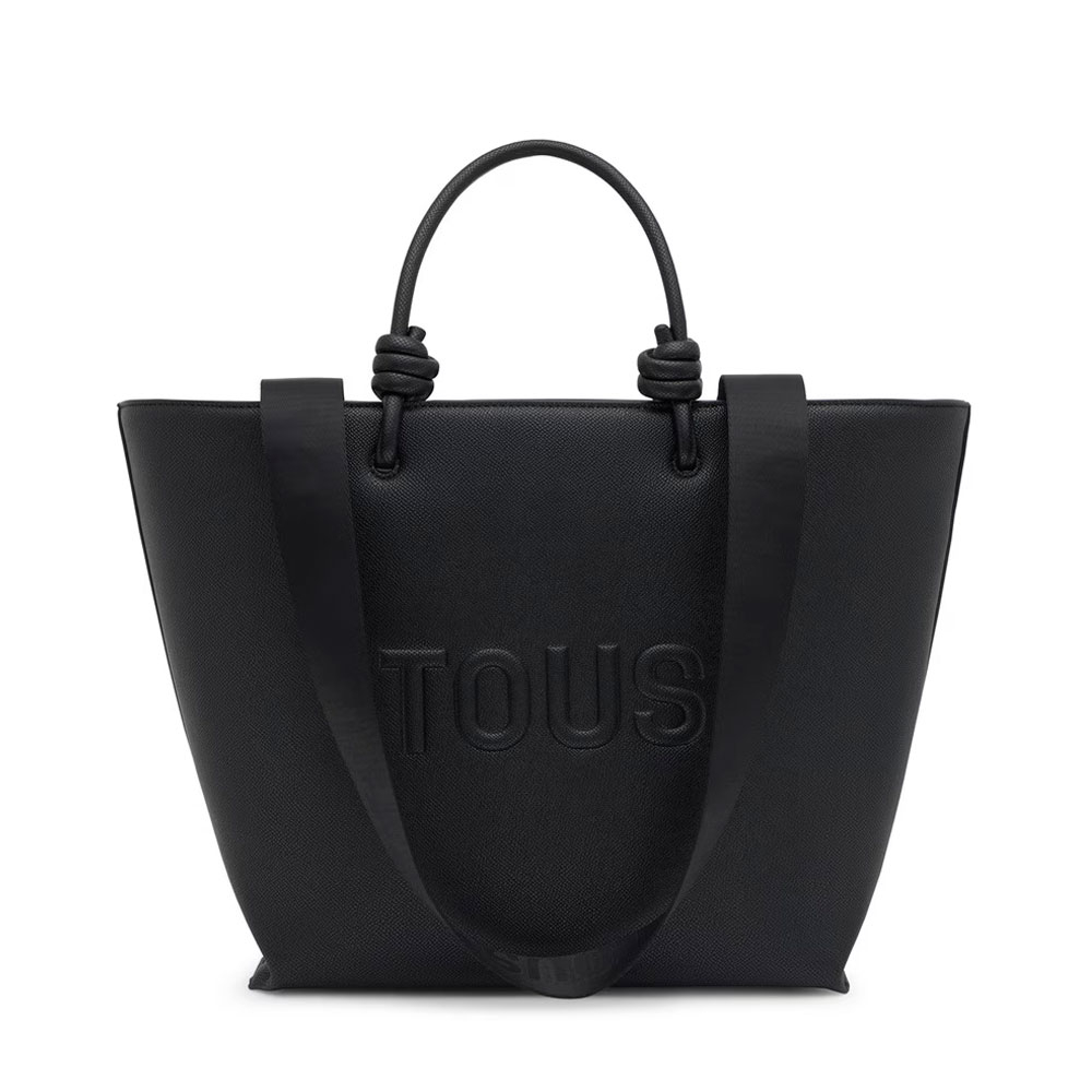 Tous Bags Bolsas, produtos de higiene pessoal e malas femininas Tous La Rue Nova bolsa tote preta com estilo urbano para mulher