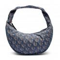 JACQUARD-HOBO-BAG MIT LOGO