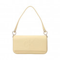 Geformte Schultertasche mit Klappe