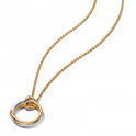 Two-Tone Organic Shape Necklace 363882C00