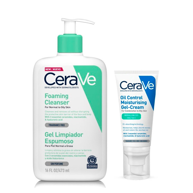 Cerave  Face Skin Care Foaming  Oil Control Set