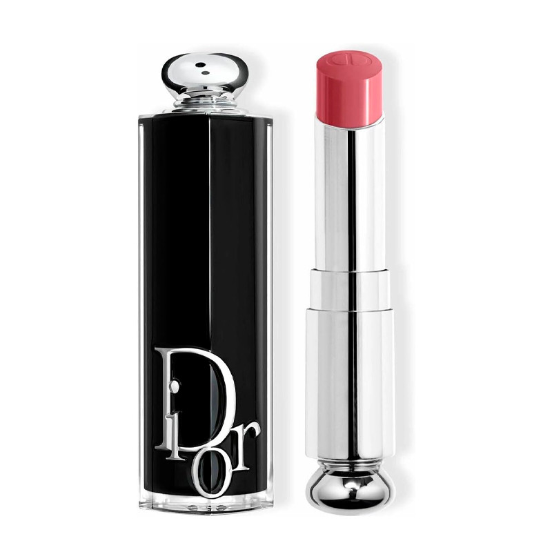 Dior 566 Peony Pink Lipsticks Addict Glossy Lipstick - 90% Natural Ingredients - Refillable