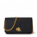 Bolso cruzado de piel con textura