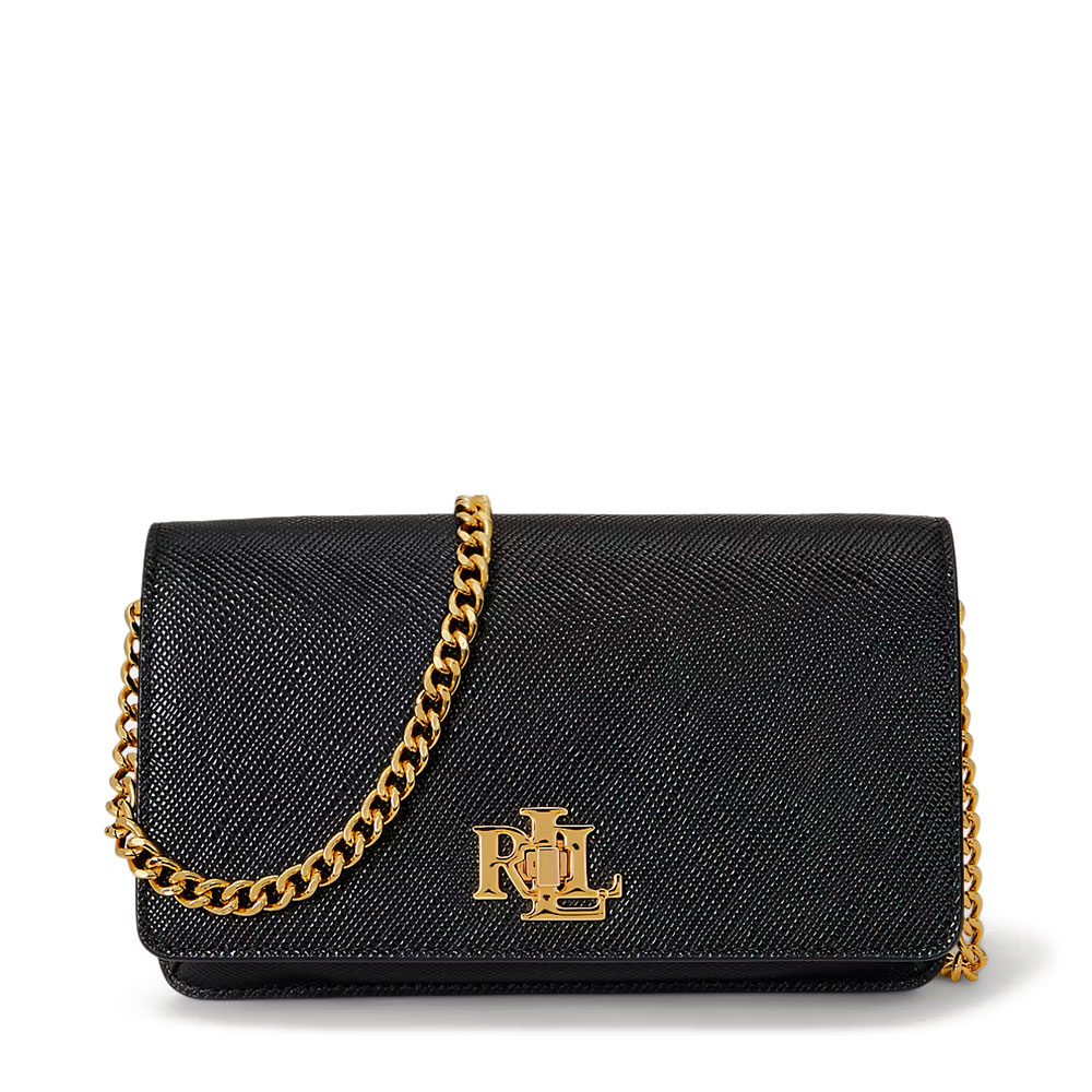 Ralph Lauren Bags Women's Grain Bags, Toiletry Bags And Suitcases For Textured Leather Crossbody Bag