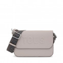 Sac à bandoulière TOUS Brenda gris moyen