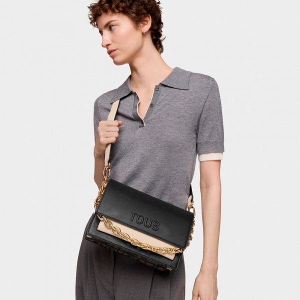 borsa-a-tracolla-media-nera-kaos-icon-audree