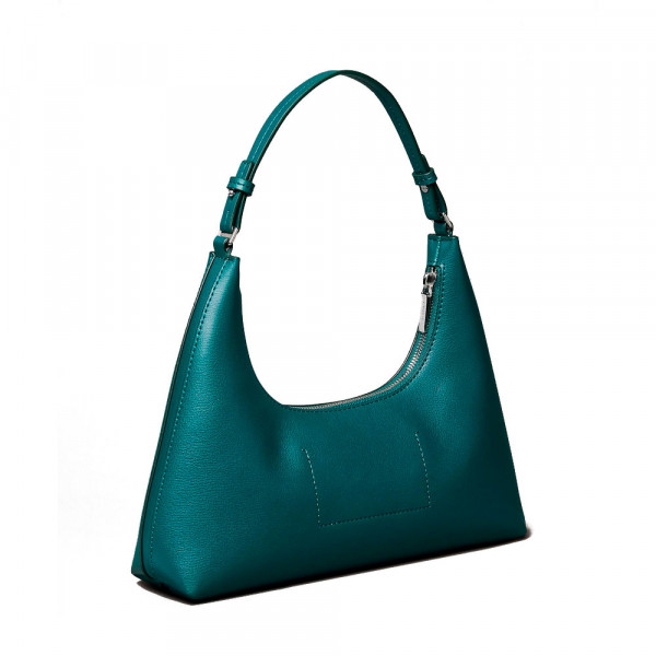 bolso-de-hombro-con-logo-en-lamina-metalica