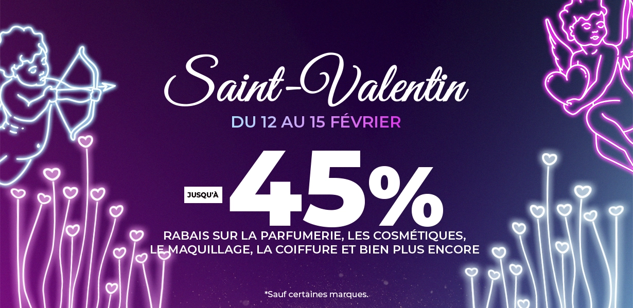 Banner Cadeaux de la Saint-Valentin : parfums et plus encore - Sabina